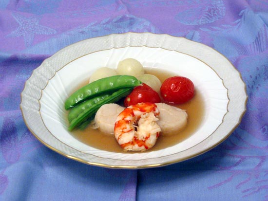 魚介と野菜のクイックスープ